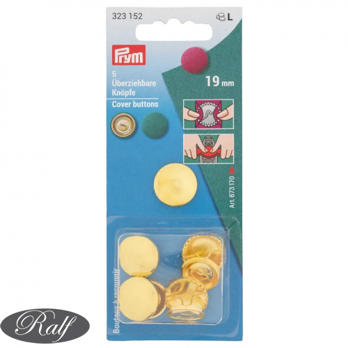 Set complet pentru nasturi de imbracat, 19 mm - Prym 323152